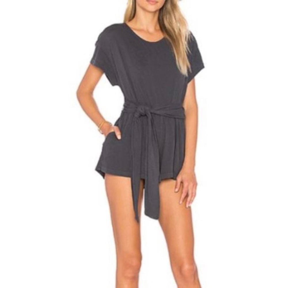 Free people easy street wrapped romper